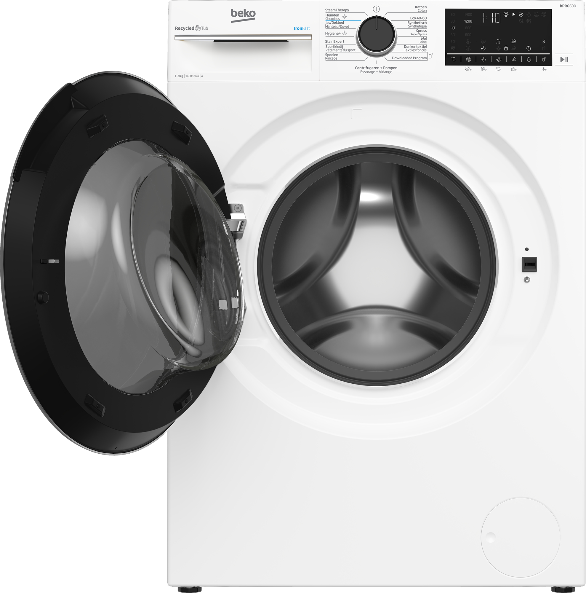 Beko B5WT5941082W washing machine Front-load – image 3