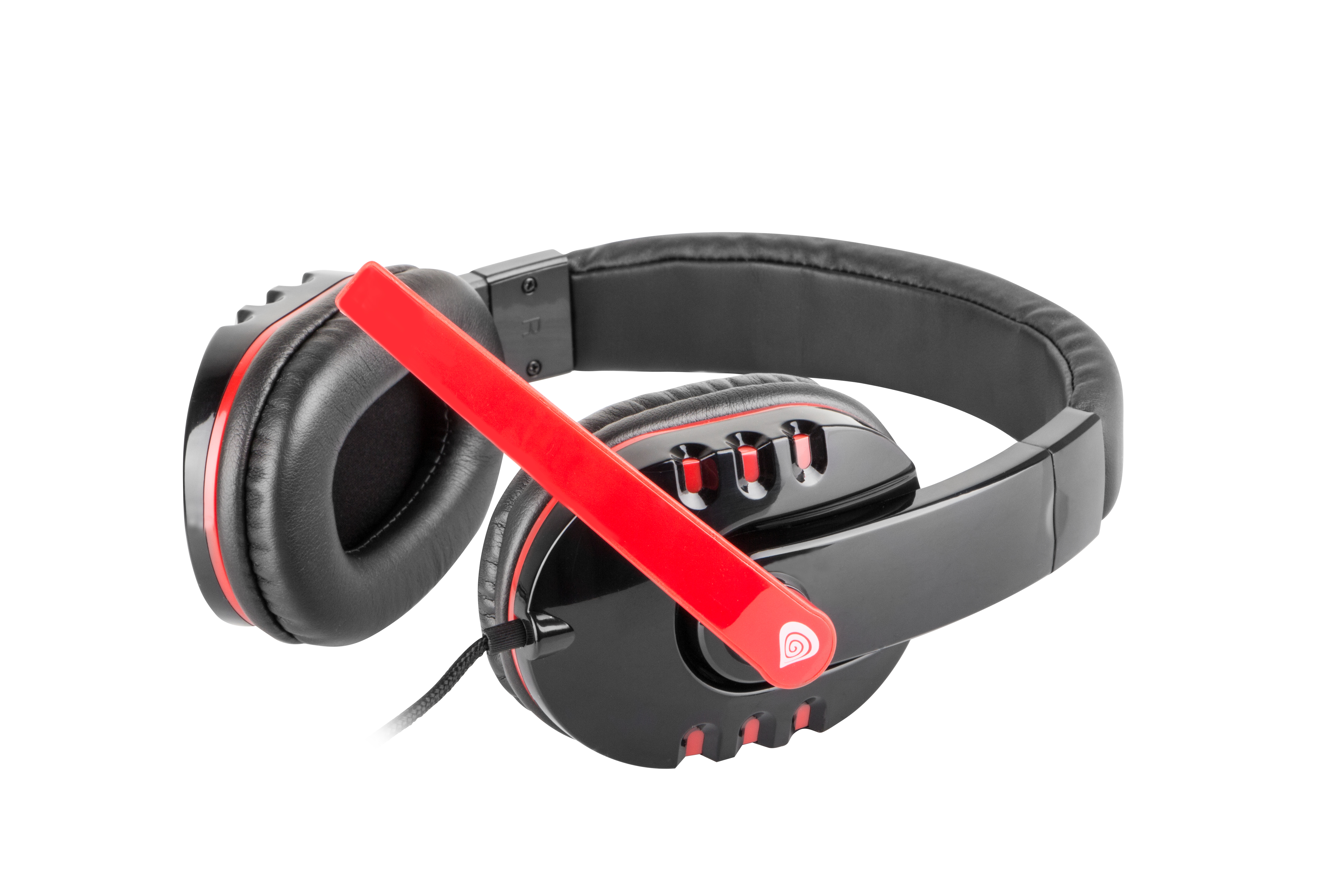 GENESIS HM12X Headset Wired Head-band Gaming Black, Red – image 3