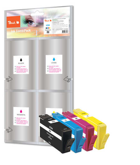Peach 319128 ink cartridge 4 pc(s) Black, Cyan, Magenta, Yellow