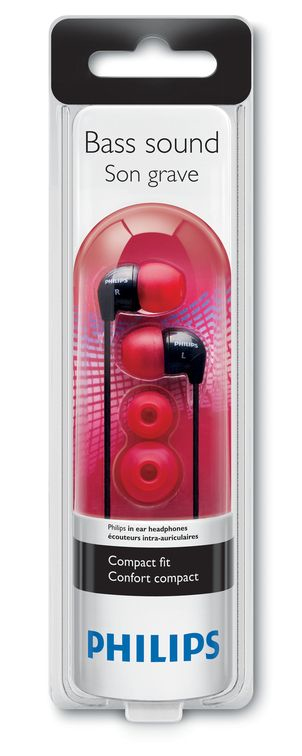 Philips SHE3500RD/28 headphones/headset Wired In-ear Calls/Music Red – image 2