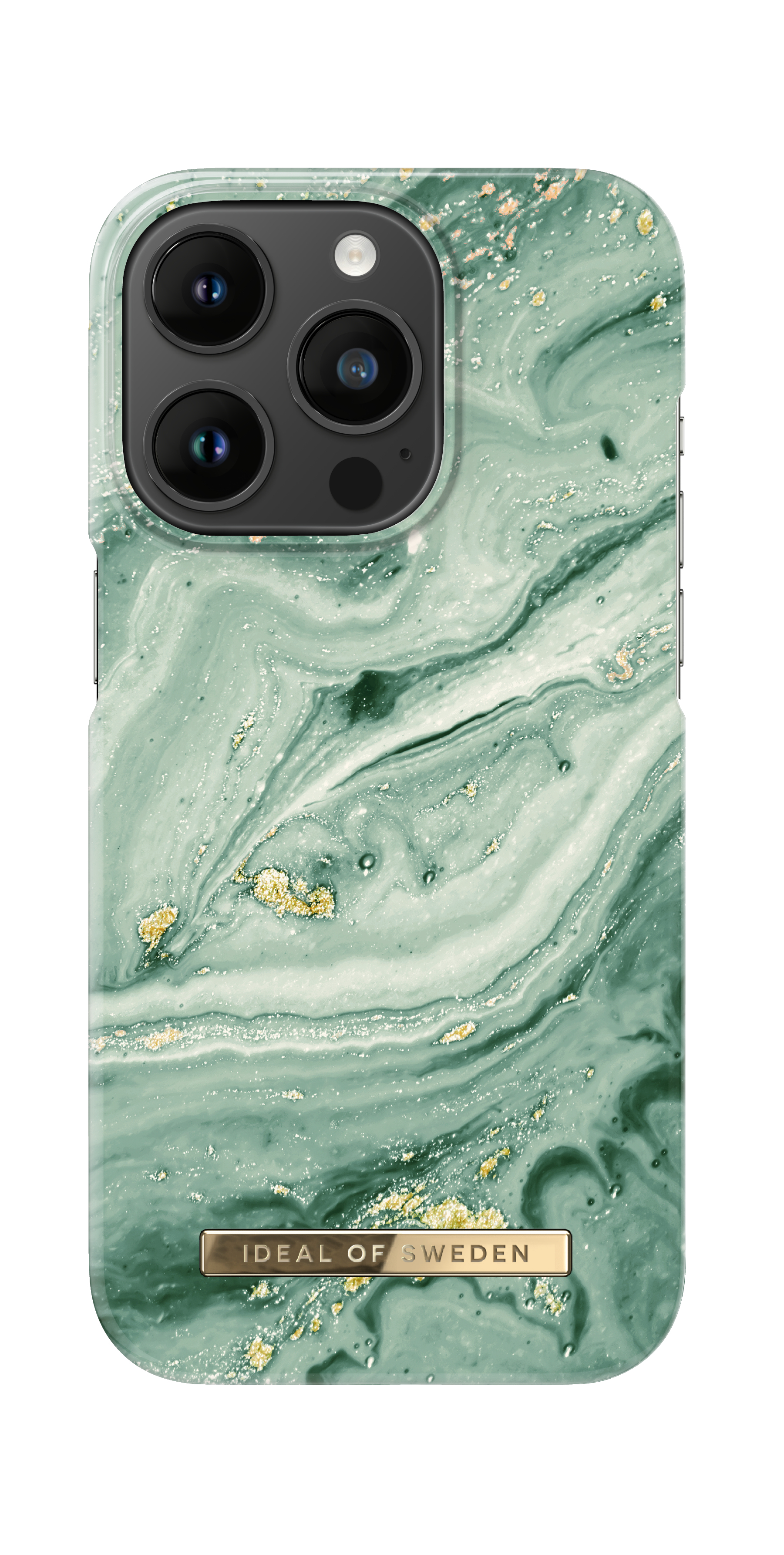 iDeal of Sweden Printed Case iPhone 14PR Mint Swirl Marble – image 3
