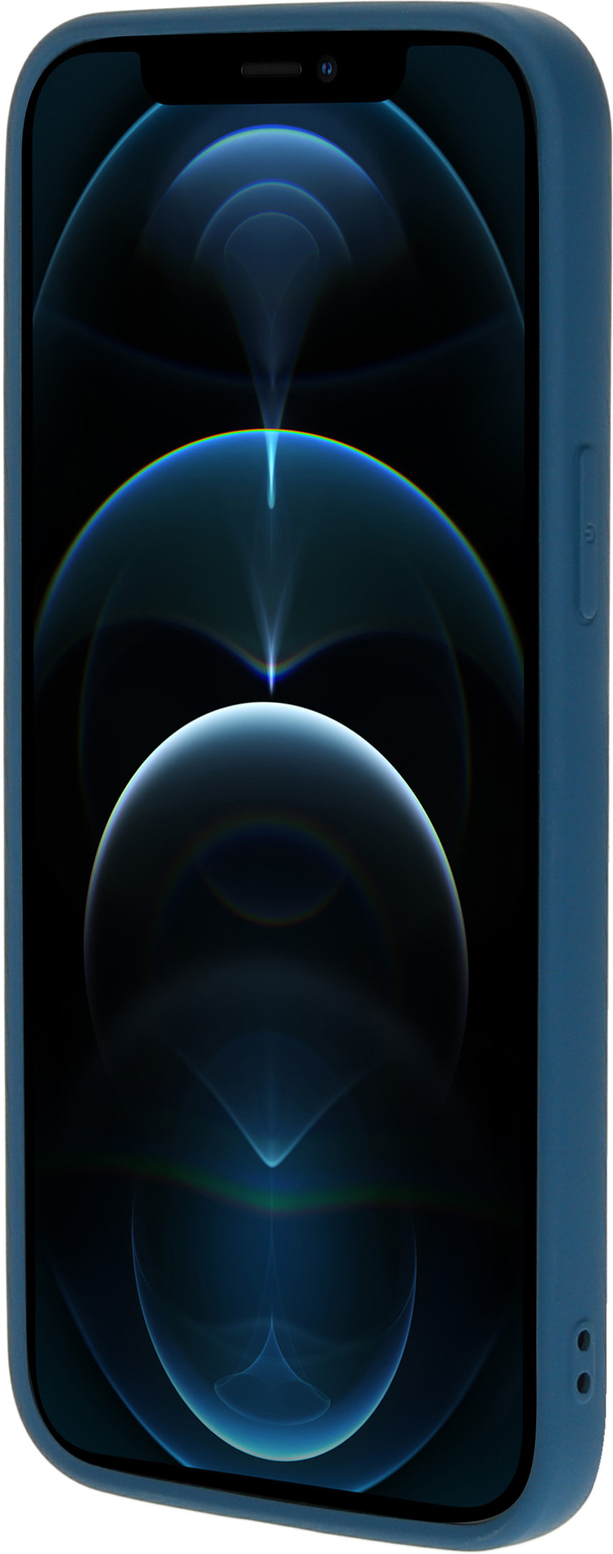Mobiparts Silicone Cover Apple iPhone 12 Pro Max Blueberry Blue – image 3
