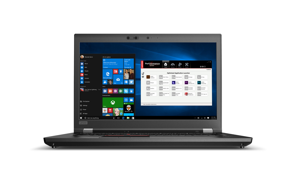 Lenovo P72 + ThinkPad Thunderbolt 3 Workstation Dock – image 1
