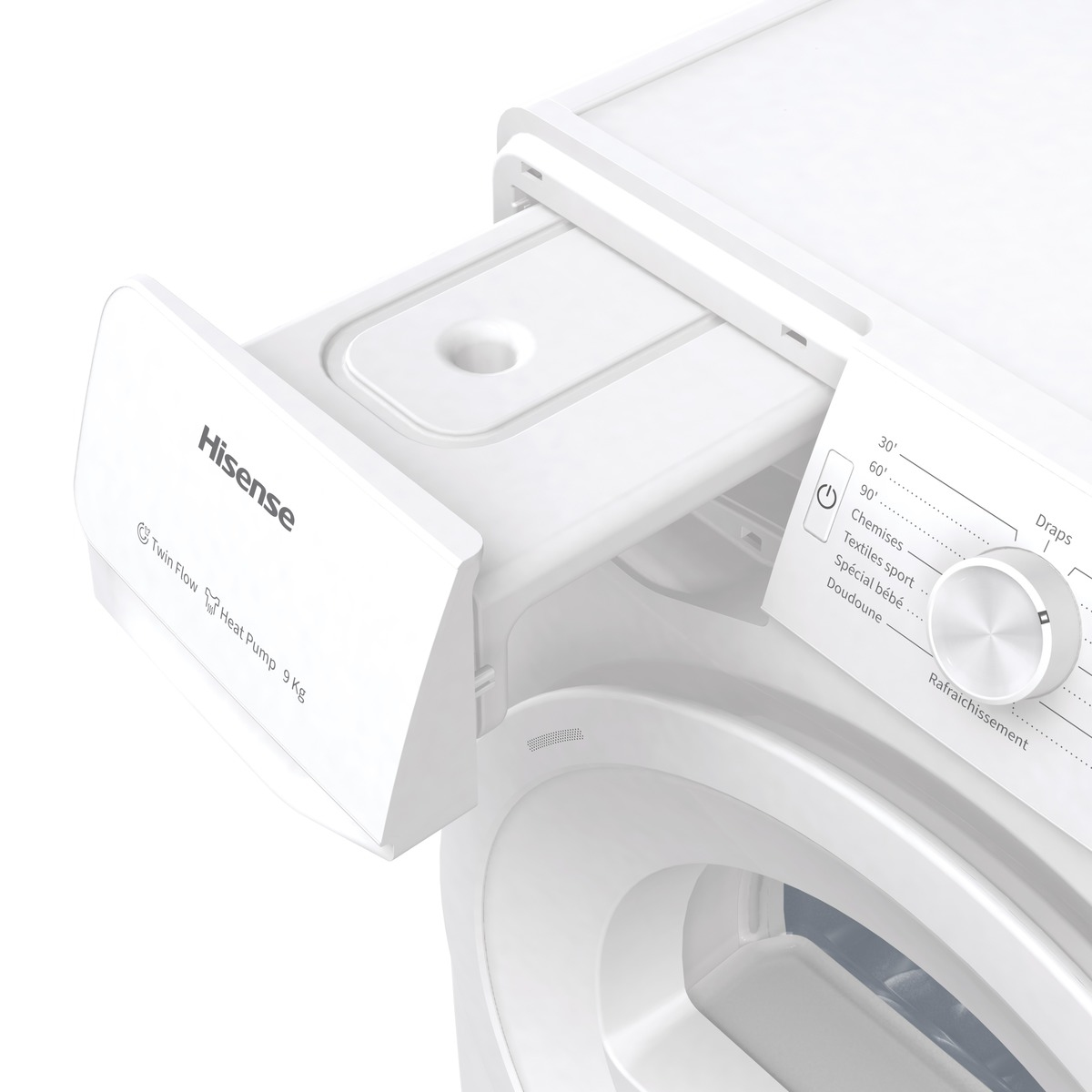 Hisense DHGE901 tumble dryer Freestanding Front-load – image 4