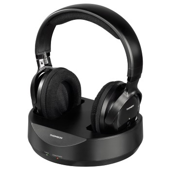 Hama WHP3001BK Headphones Wireless Head-band Music Black – image 1