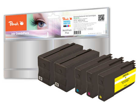 Peach 319230 ink cartridge 5 pc(s) Black, Cyan, Magenta, Yellow