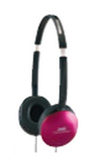 JVC HA-S150-PX-E headphones/headset Wired Black, Pink – image 1