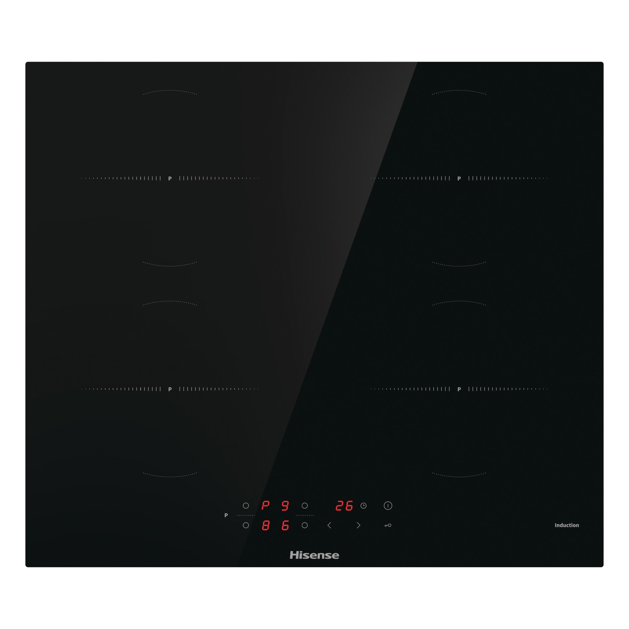 Hisense HI6401CH hob Black Built-in