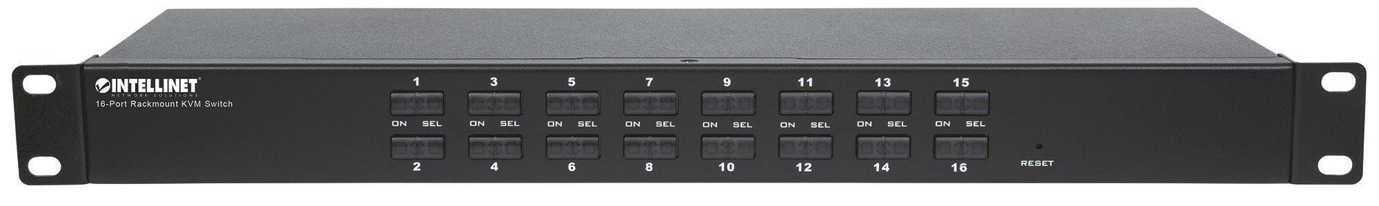 Intellinet 16-Port Rackmount KVM Switch, Combo USB + PS/2, On-Screen Display, Cables included – image 2