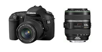 Canon EOS 30D + EF-S 17-85mm + EF 70-300