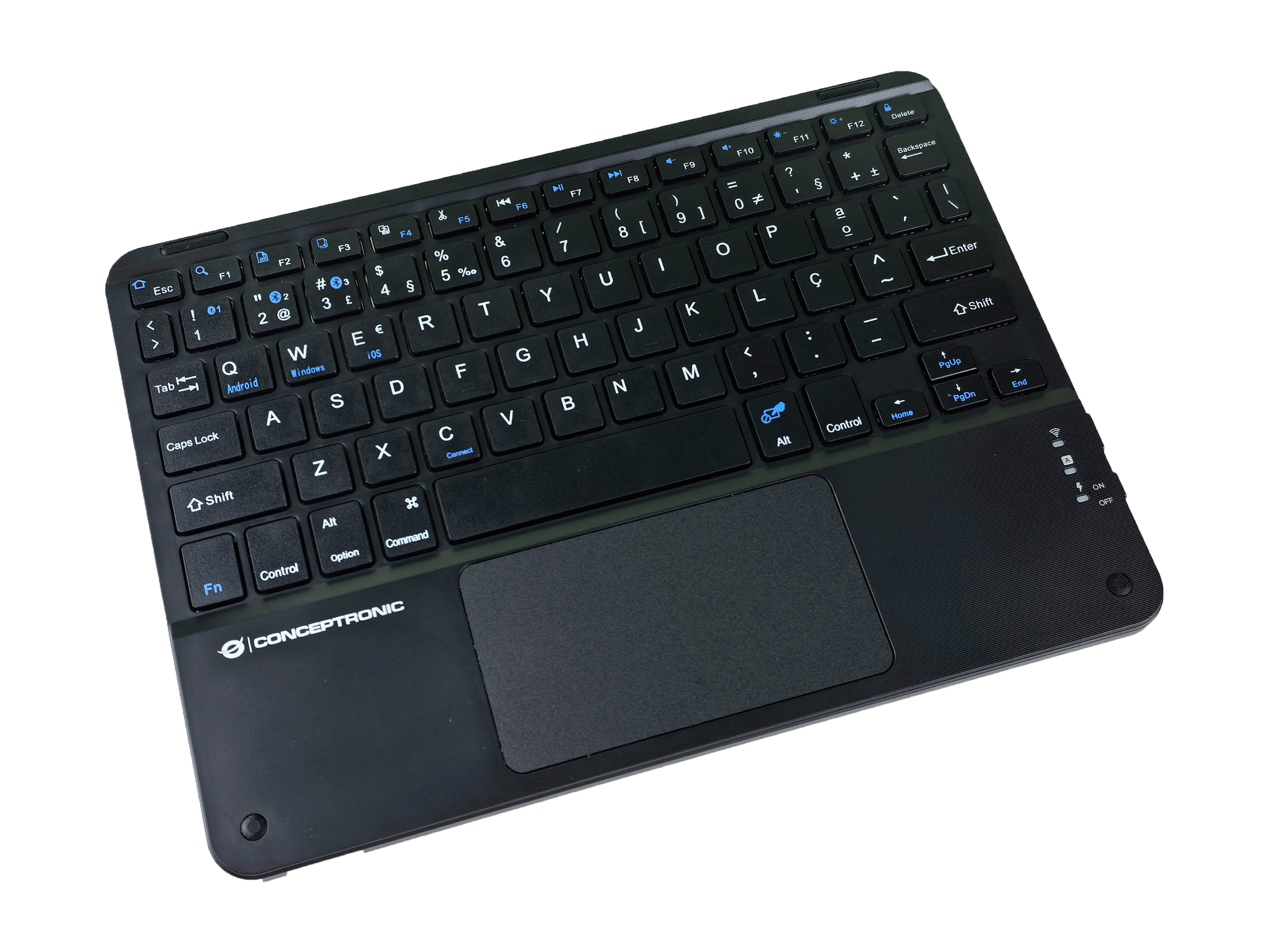 CONCEPTRONIC 10 Wireless Tastatur BT5.4   Layout PT schwarz