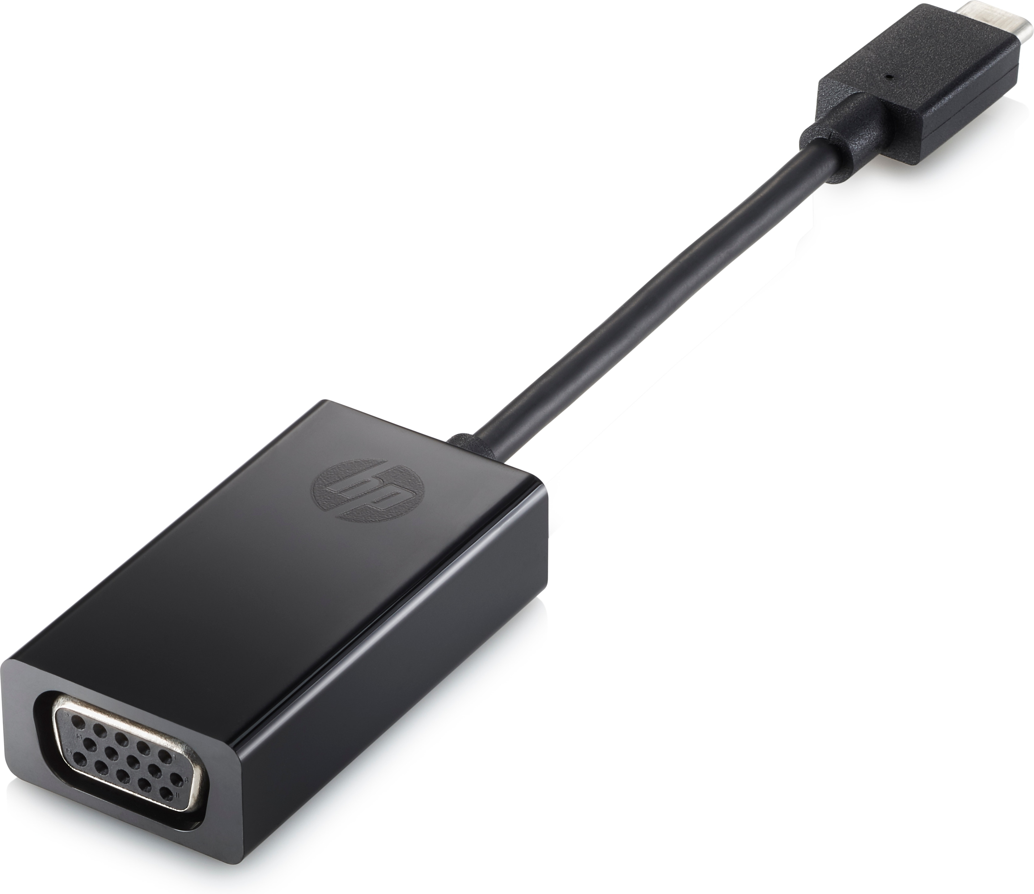 HP USB-C to VGA Adapter. USB connector type: USB Type-C, USB connector gender: Male, USB connector form factor: Straight. 