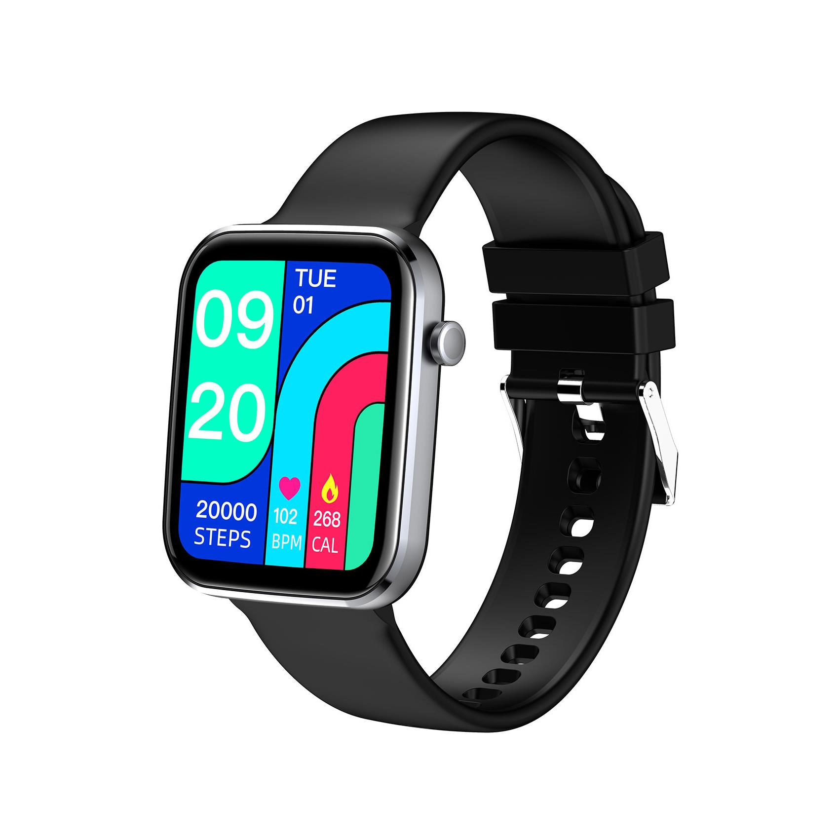 Celly TRAINERWATCHBK smartwatch / sport watch Touchscreen Chrome GPS (satellite) – image 2