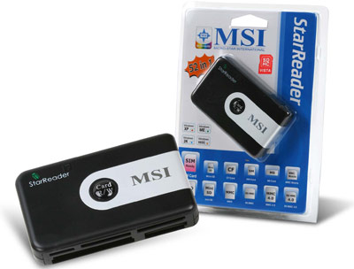 MSI StarReader, 52 in 1 Card Reader