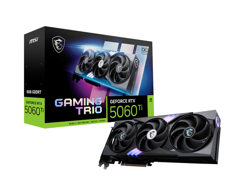 GPU RTX 5060Ti MSI Gaming Trio 8GB