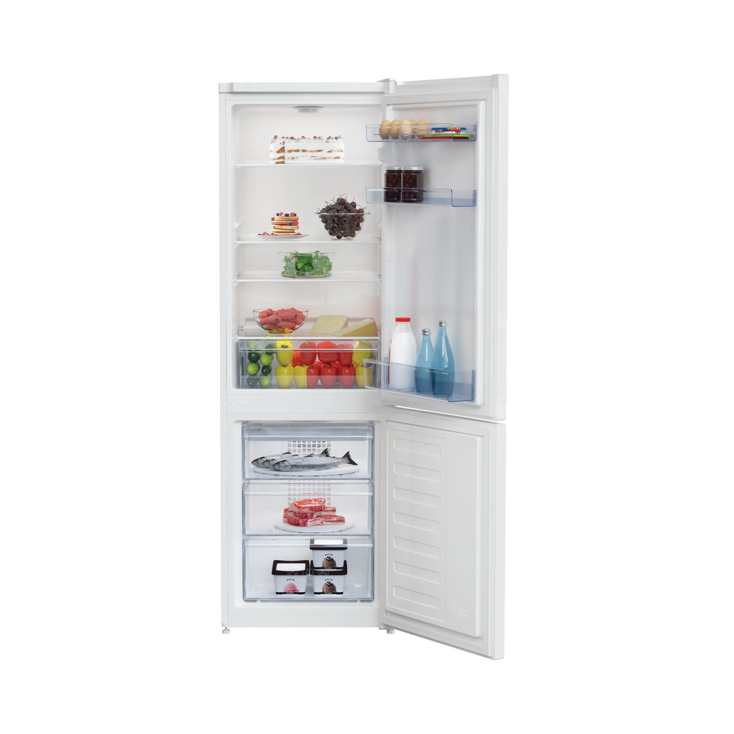Beko RCHA270K20W fridge-freezer Freestanding – image 3