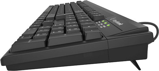 KeySonic KSK-8008U-IP tastiera Casa/ufficio USB Nero