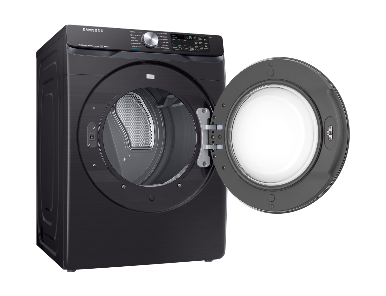 Samsung DVE45R6300V tumble dryer Freestanding Front-load Black, Stainless steel – image 5