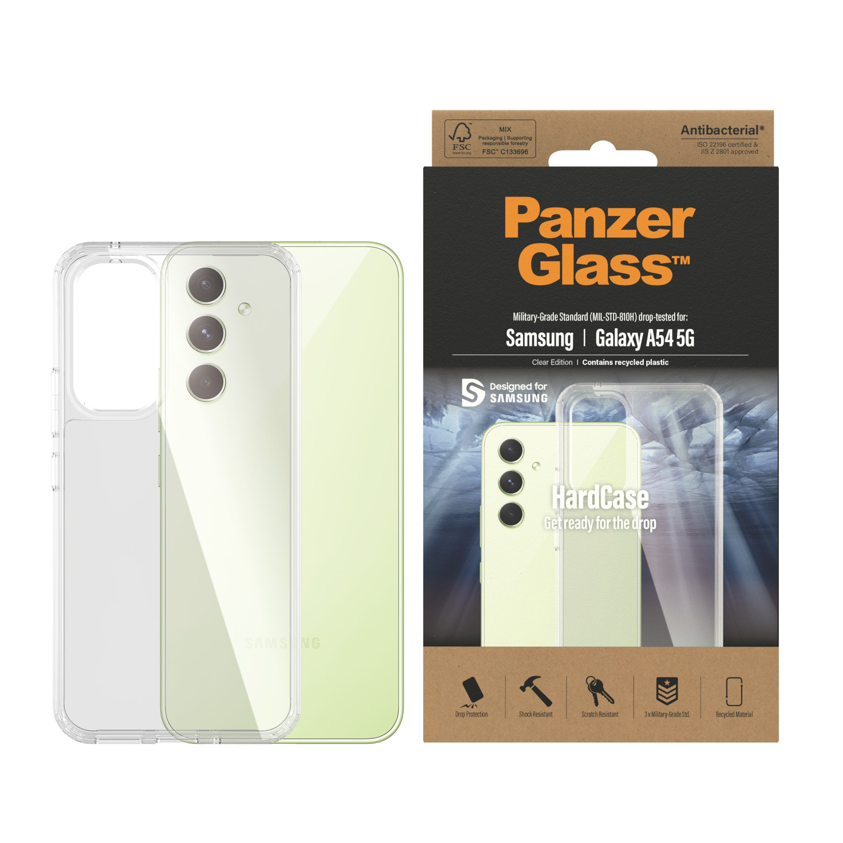 PanzerGlass® HardCase Transparent Samsung Galaxy A54 5G – image 2