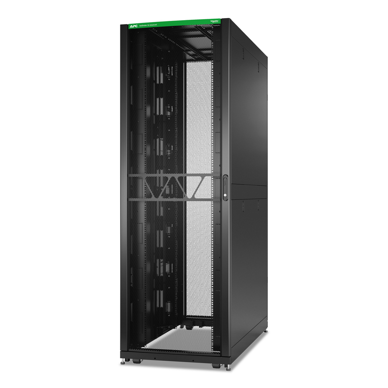 APC NetShelter SX Advanced Rack, 48U 750mm 1295mm, without shock package, Black – image 1