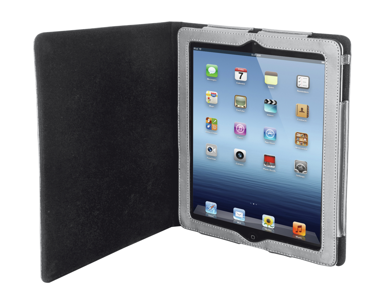 Trust Sleek Folio Grey – image 1