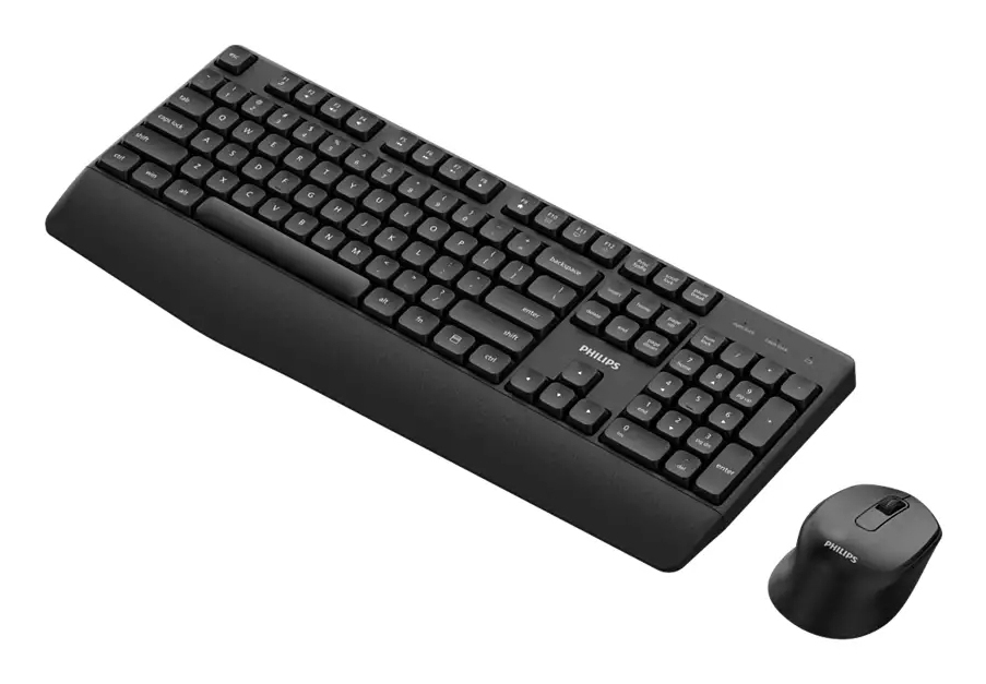 Philips 3000 series SPT6348B/15 keyboard Mouse included Home/Office RF Wireless Black – image 2