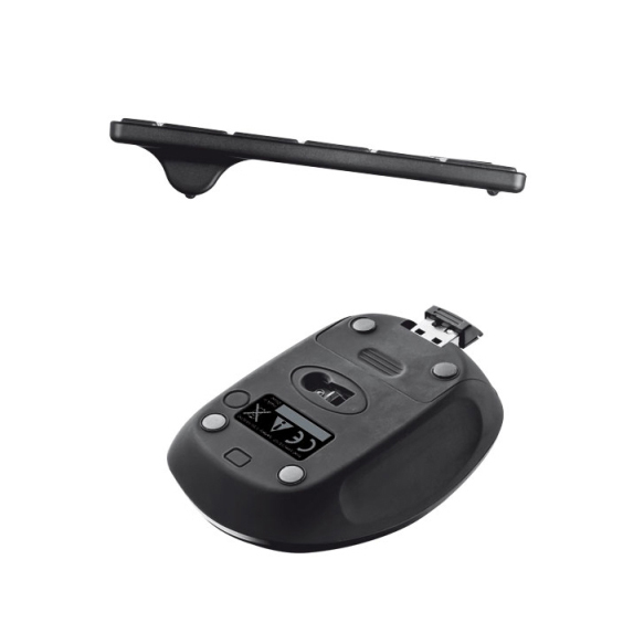 Ewent EW3138 keyboard Mouse included RF Wireless QWERTY Black – image 3