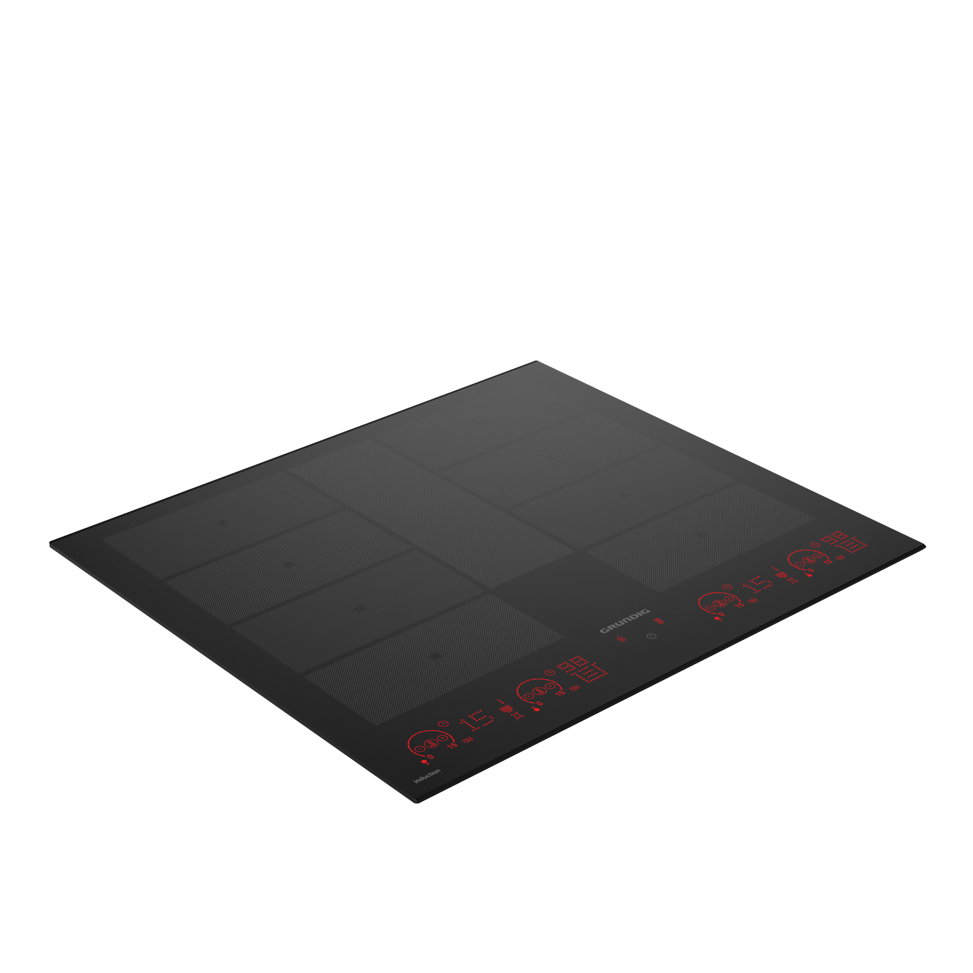Grundig GIEI648980I 60cm Flexi Induction Hob with Illuminated Direct Access Touch Control – image 2