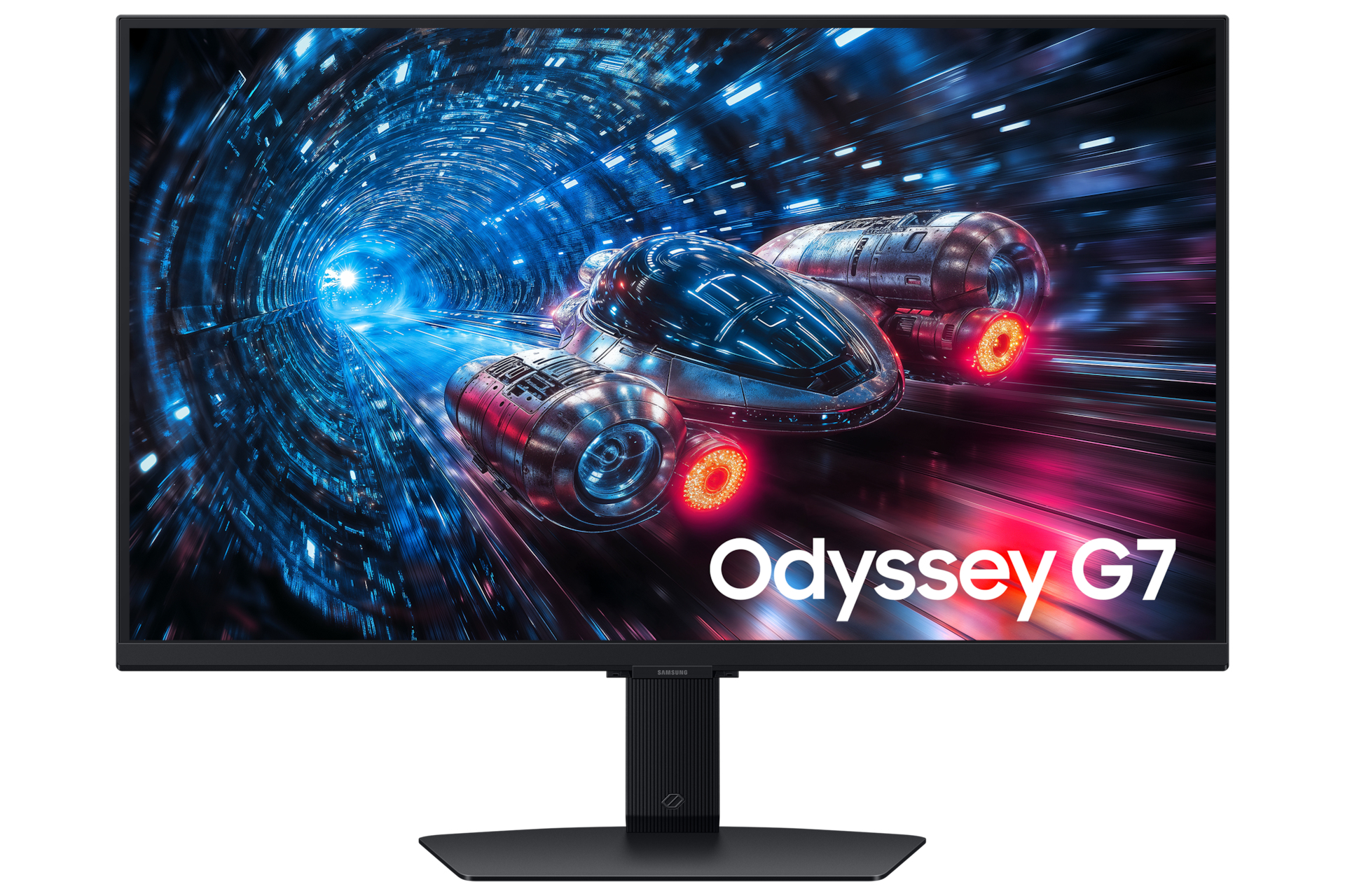 Samsung Odyssey G7 S27FG702EU - G70F Series - LED monitor - gaming - 27" - 3840 x 2160 4K UHD (2160p) @ 180 Hz - Fast IPS - 350 cd/m� - 1000:1 - HDR10, HDR10+ - 1 ms - 2xHDMI, DisplayPort - black