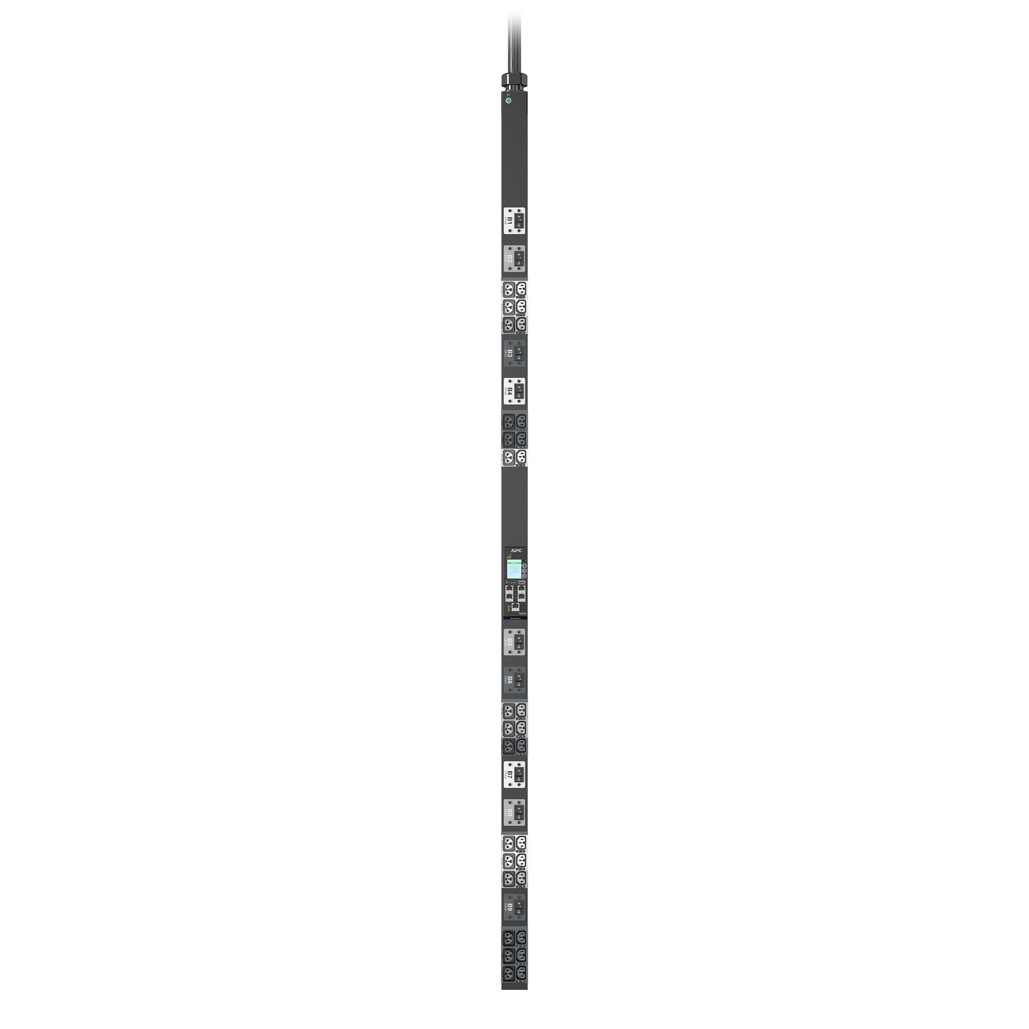 APC NetShelter Rack PDU Advanced Metered, 0U, 3 Phase, 208V, 28.8kVA 100A, 30 Outlets – image 2