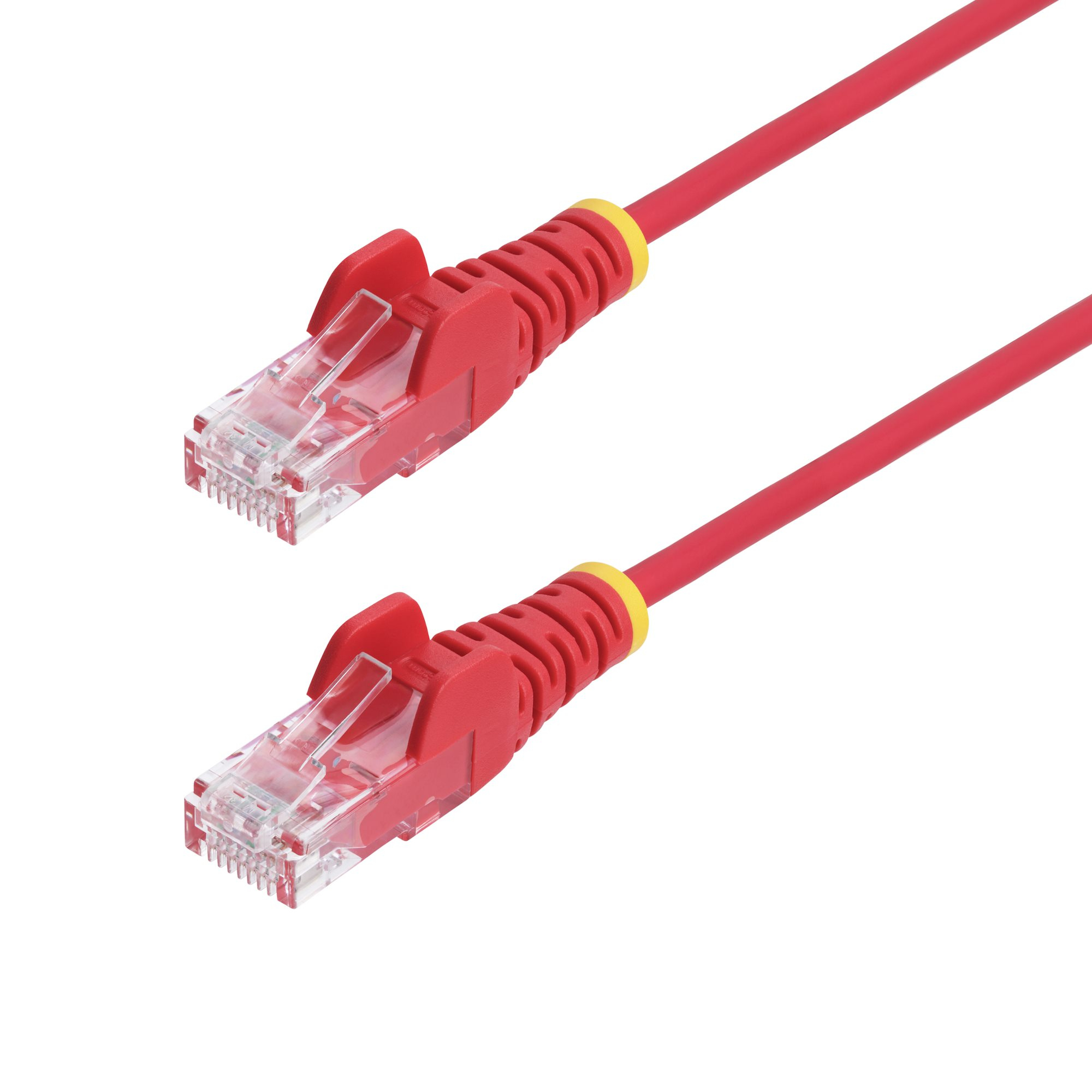 StarTech.com 15FT Red Slim Cat6 Ethernet Cable Snagless 100W PoE LSZH N6PAT15RDS