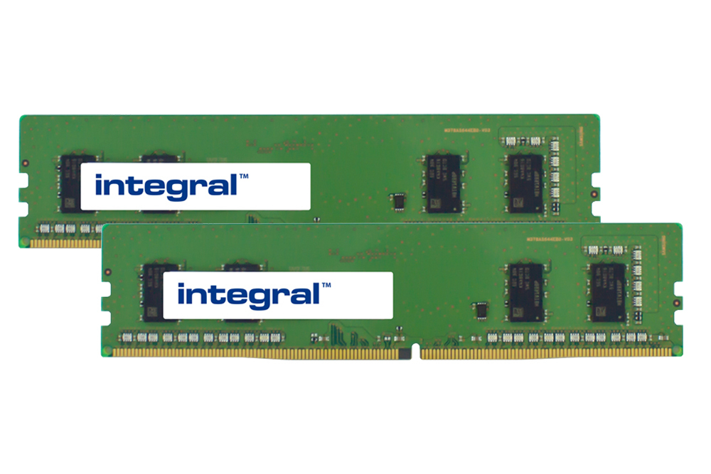 Integral 8GB (2X4GB) PC RAM MODULE KIT DDR4 2666MHz DIMM EQV. TO CT2K4G4DFS8266 FOR CRUCIAL