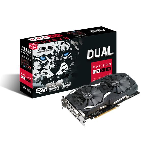 ASUS DUAL-RX580-8G AMD Radeon RX 580