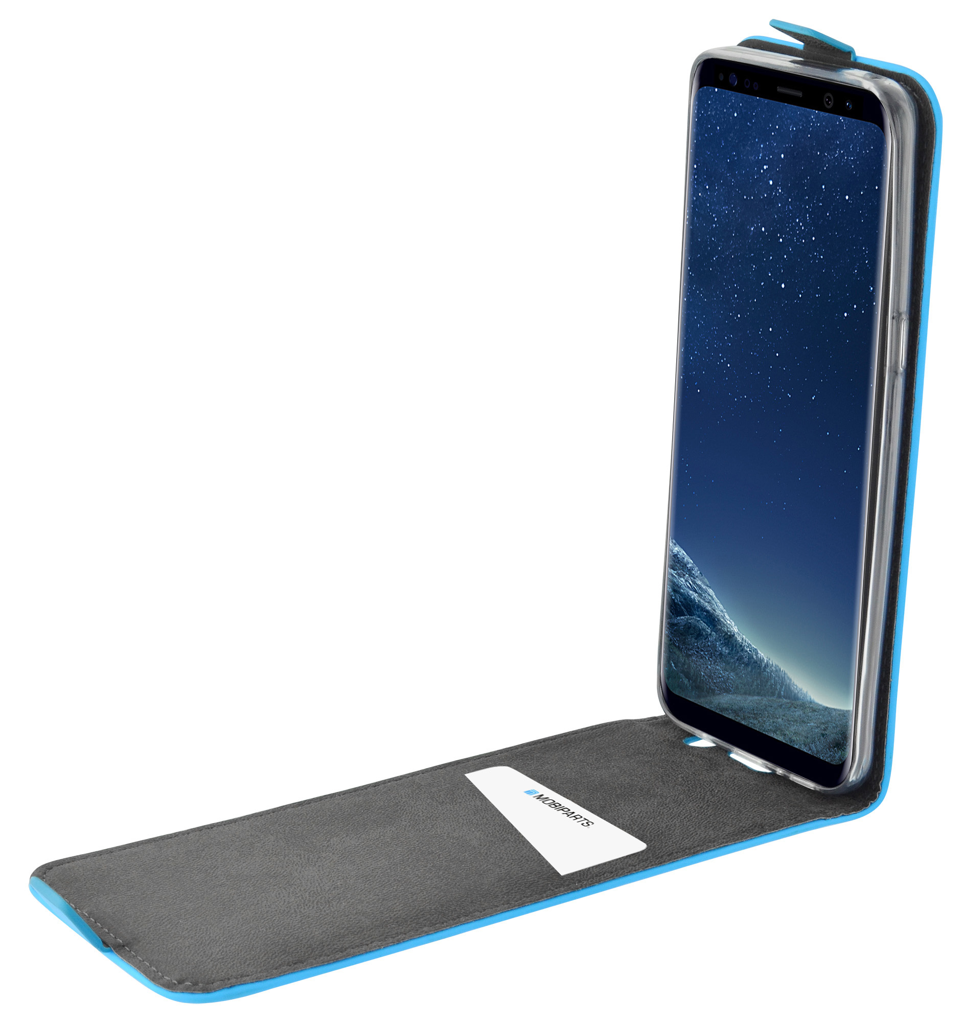 Mobiparts Premium Flip TPU Case Samsung Galaxy S8 Light Blue – image 4