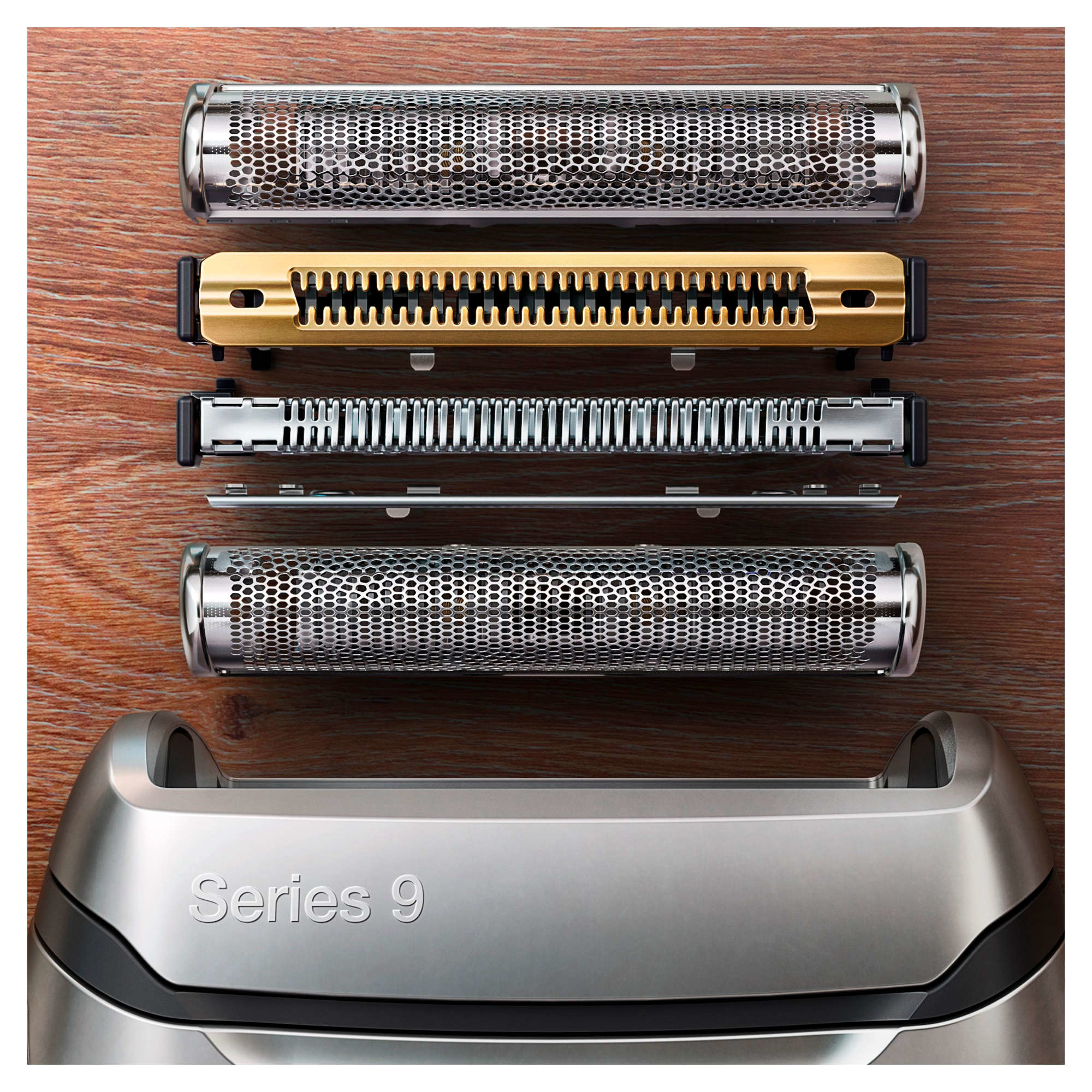 Braun Series 9 Electric Shaver for Men 9299s, Charging Stand and Leather Travel Case - Gold Gifting Edition – image 7