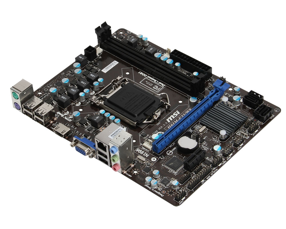 MSI H61M-E33/W8 motherboard Intel® H61 LGA 1155 (Socket H2) micro ATX – image 2