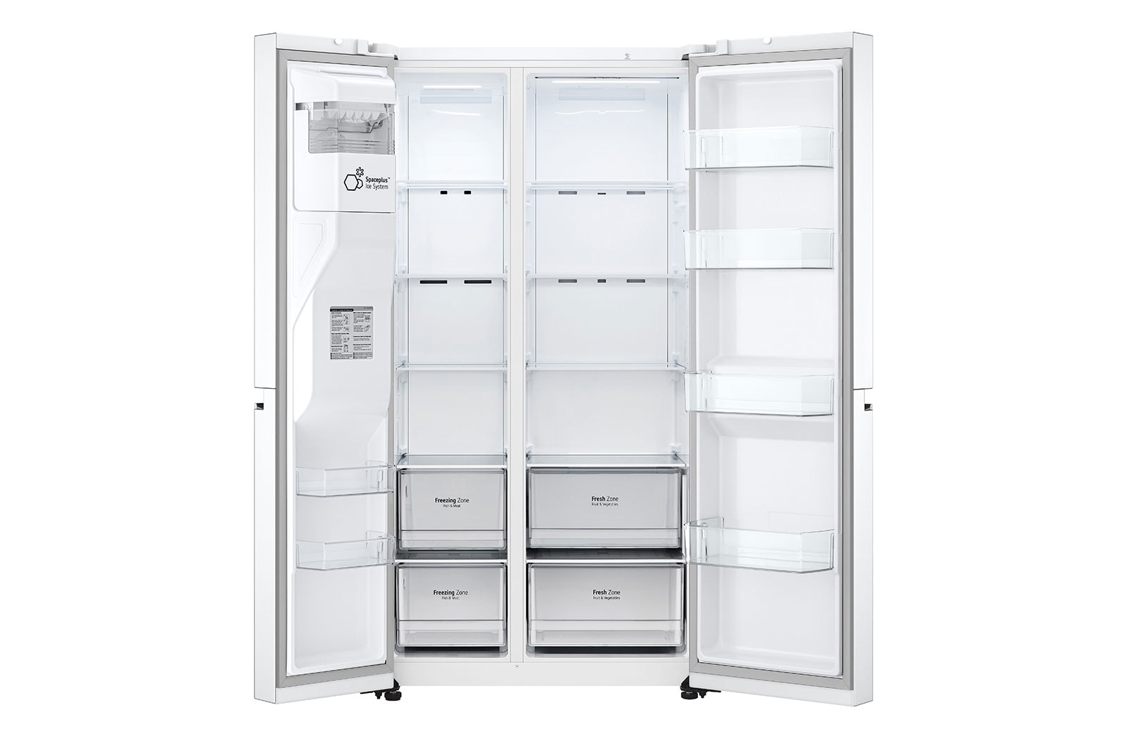 LG GSLV70SWTF side-by-side refrigerator Freestanding – image 3