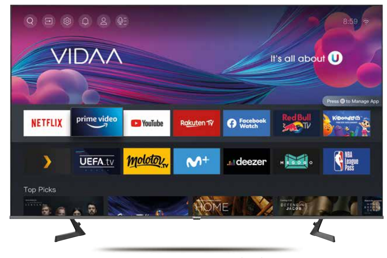 Hisense 75A7HQ 190.5 cm (75") 4K Ultra HD Smart TV Wi-Fi Black – image 1