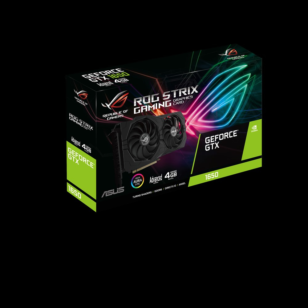 ASUS ROG -STRIX-GTX1650-A4GD6-GAMING graphics card NVIDIA GeForce GTX 1650 – image 2