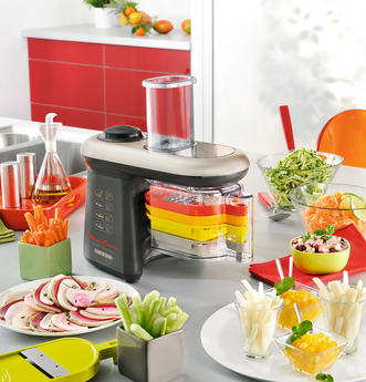 Tefal MB905 electric grater/spiralizer Beige, Black, Silver – image 2