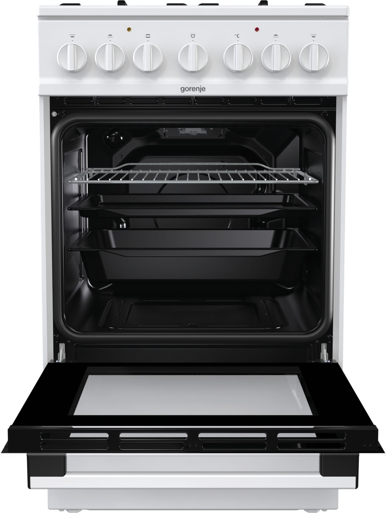 Gorenje K5241WH cooker Freestanding cooker Electric Gas White – image 3