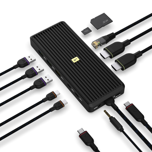 Unisynk 12 Port Dual Display USB-C Hub 8KPRO – image 4
