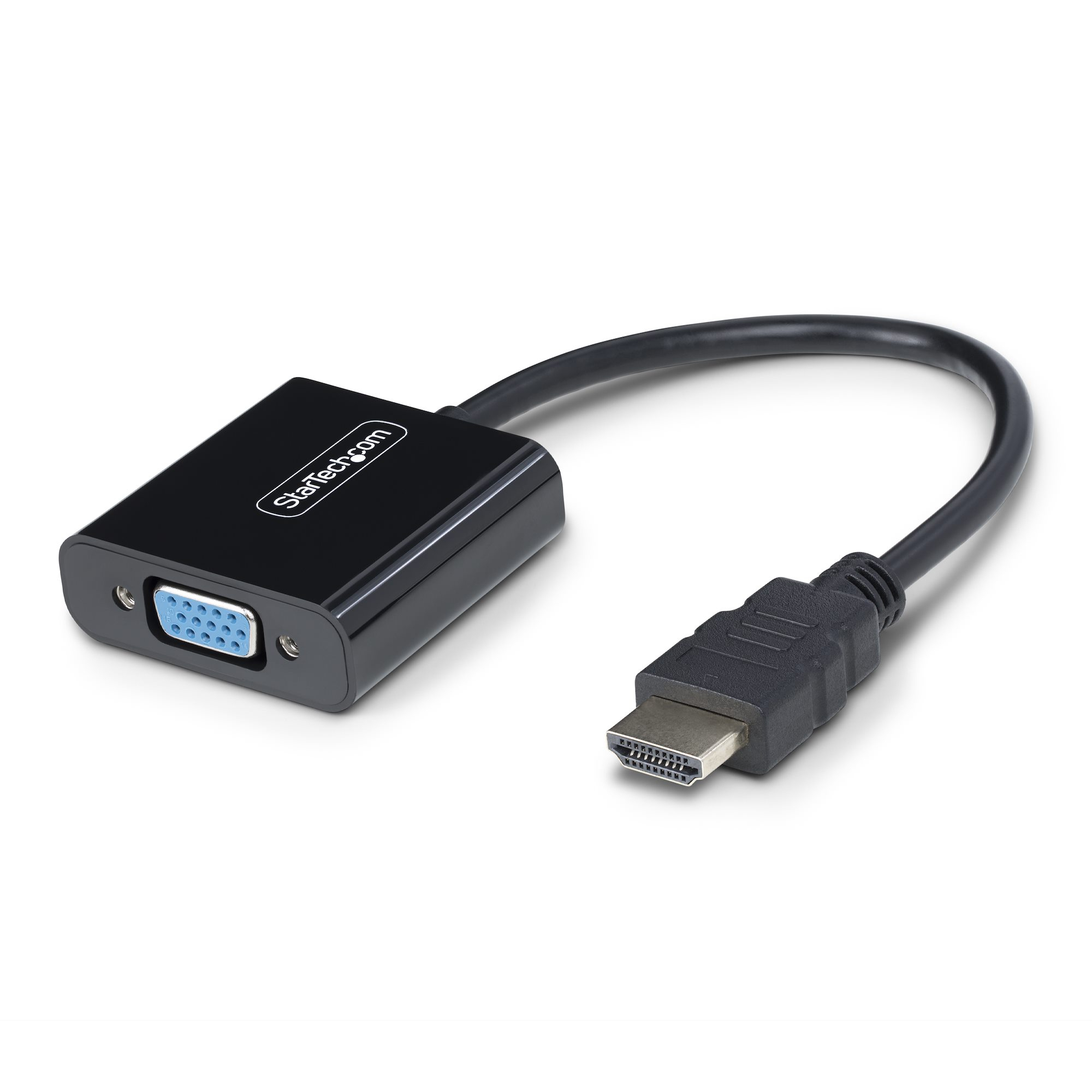 StarTech.com Adattatore HDMI a VGA Convertitore Video Attivo 1920x1080 (1080p) per Notebook/Desktop. Da Sorgente HDMI a Monitor