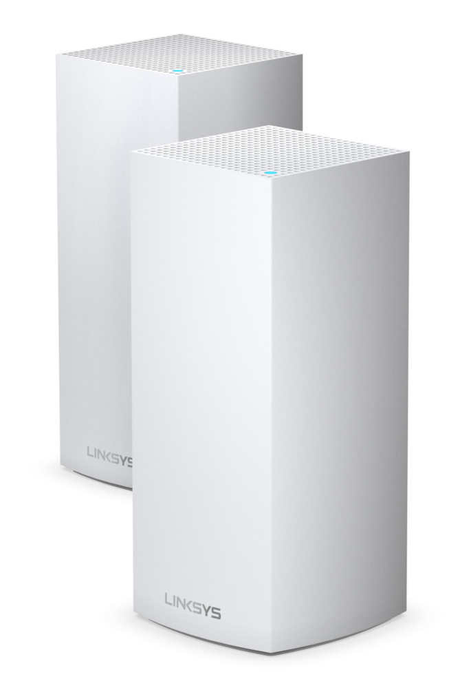 Linksys Velop Whole Home Intelligent Mesh WiFi 6 (AX4200) System, Tri-Band, 2-pack