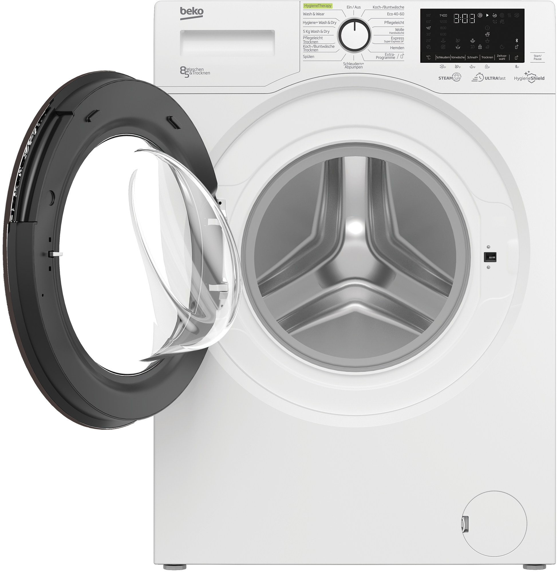 Beko WDW85142ULTRA1 washer dryer Freestanding Front-load White – image 2