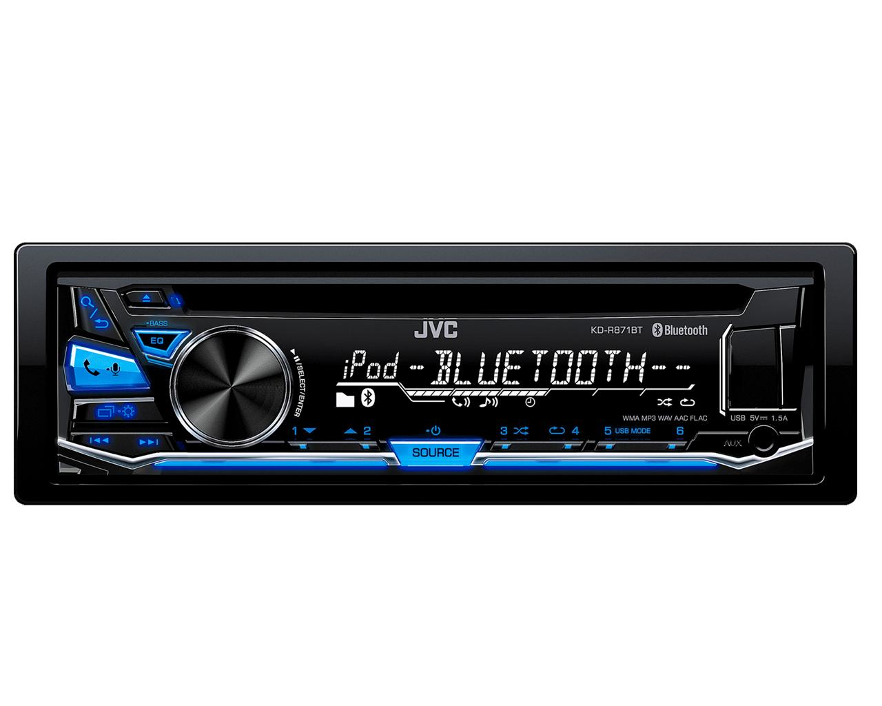 JVC KD-R871BTE car media receiver