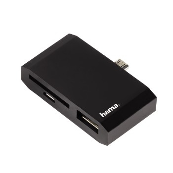 Hama 123582 card reader Micro-USB Black
