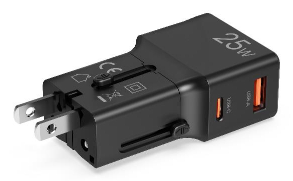 Celly MULTIPLUGSL25W mobile device charger Headphones, Smartphone, Tablet Black AC Fast charging Indoor – image 2