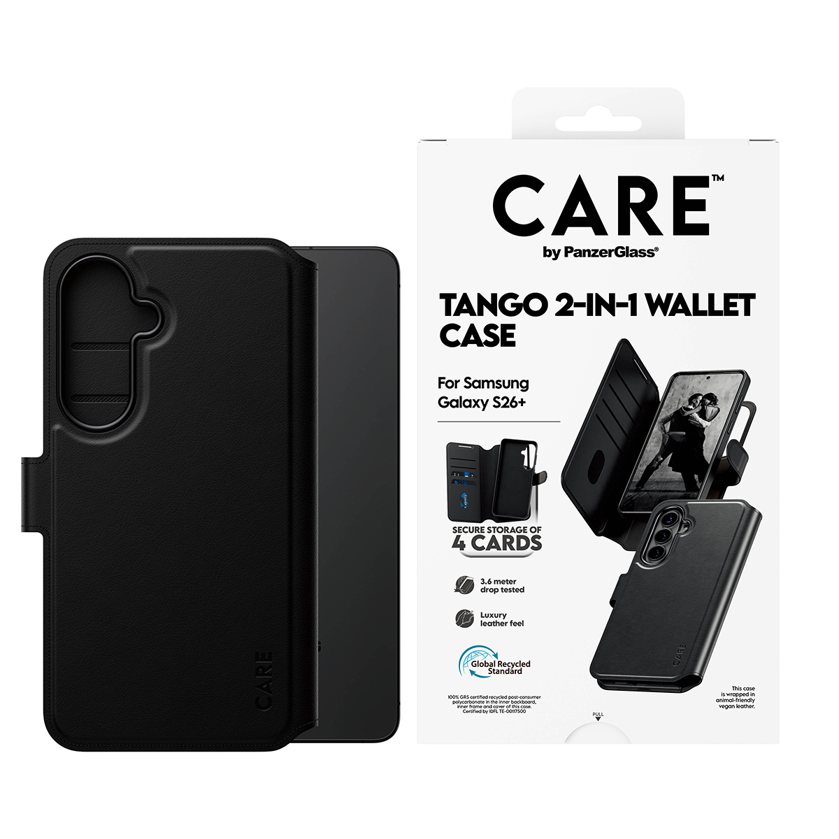 PanzerGlass CARE™ by PanzerGlass® Tango 2-in-1 Wallet Case w. Qi Samsung Galaxy S26+ – image 2