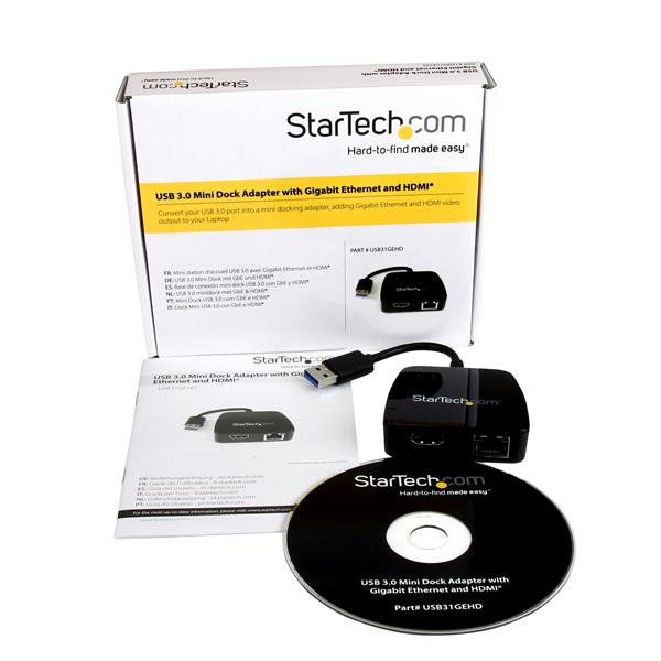 StarTech.com Travel Adapter for Laptops - HDMI and GbE - USB 3.0 – image 4